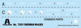 Sherman M4A3E8 Fury - Starter Set - Easy Paint - 1:56