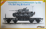 Schwerer Plattformwagen Typ SSy + Pz.Bef.Wg. III Ausf. K - 1:35