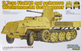 3,7cm Flak 43 auf schwerer Wehrmacht Schlepper - Rarität - 1:35