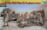British 25-Pdr. Field Gun Mk. II with Limber and Crew - Vintage - 1/35