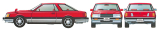 Nissan Leopard 2-Door Hardtop 280X SF-L - 1:24