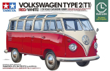 Volkswagen Typ 2 (T1) - Samba - rot/weiß – Clic Loc - 1:24