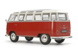 Volkswagen Typ 2 (T1) - Samba - rot/weiß – Clic Loc - 1:24