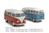 Volkswagen Typ 2 (T1) - Samba - rot/weiß – Clic Loc - 1:24
