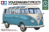 Volkswagen Typ 2 (T1) - Samba - blau/weiß – Clic Loc - 1:24