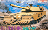 US M1A1 Abrams with Mine Plough - Desert Storm - Rarität - 1:35