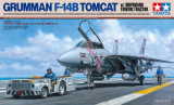 Grumman F-14B Tomcat with Shipboard Towing Tractor - 1/48