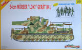 54cm Mörser "Loki" Gerät 041 + German Artillery Crew - Rarität - 1:35
