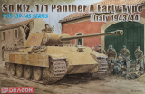 Panther Ausf. A - Early Type - Italy 1943 / 1944 - Rarität - 1:35