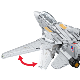 Maverick’s F-14A Tomcat „Top Gun“ - Brick System / Klemmbausteine - 1:32