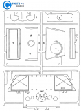 C-Parts (C1-C8) for Tamiya Panther G (56022) 1:16