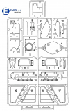 E Parts (E1-E20) for Tamiya Leopard 2A6 (56020) 1:16