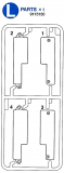 L Parts (L1-L4) for Tamiya Leopard 2A6 56019 / 56020 / Leopard 2A7V 56046 / 56047 - 1/16