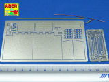 Photo Etched Rear Fenders for King Tiger 1:16 (ABER)