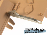 Nickelsilver Back Panel Side Part for Panther G and Jagdpanther,1:16
