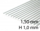 V-Groove Siding - V-Groove 1,50 mm / H 1,0 mm