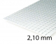 Quadrat-Platte 2,10 mm (1 Stück)
