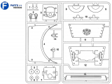 F Teile (F1-F15) für Tamiya KV-1 (56028) 1:16