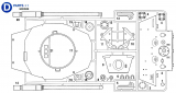 D Teile (D1-D21) für Tamiya Königstiger (56018) 1:16