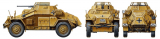 German Sd.Kfz.222 Afrika Korps - 1/35