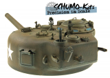 105mm Howitzer Super Detail Turret for Tamiya M4A3E8 Sherman - 1/16