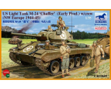 U.S. Light Tank M24 "Chaffee" - Early Production - mit Besatzung - 1:35
