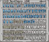 Photo-Etched Naval Figures pre-painted - 1/350
