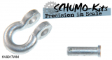 Abschleppschäkel für KV-1 / KV-2 - (4 Stück mit Bolzen) - 1:16