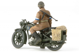 British BSA M20 Motorcycle with Military Police Set - 1/35