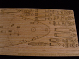 Wooden Deck for 1/350 RN Roma - Trumpeter 05318