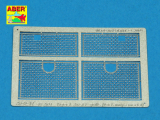 Photo-Etched Engine Grills for 1/48 Tiger I - Tamiya