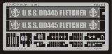 Photo-Etched Parts for 1/350 USS Fletcher DD445 - Tamiya 78012 - 1/350