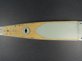 Holzdeck für 1:350 USS Indianapolis CA-35 1944 - Academy 14107 - 1:350