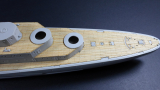 Holzdeck für 1:350 HMS Belfast - Trumpeter 05334
