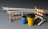 Barricades & Highway Guardrail Set - 1/35