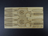 Wooden Deck for 1/350 HMS Roberts Monitor - Trumpeter 05335 - 1/350