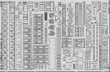 Photo-Etched Parts - Superstructure for 1/200 USS Arizona - Trumpeter 03701 - 1/200