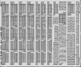 Photo-Etched Parts - Floater Net Baskets for 1/200 USS Missouri - Trumpeter 03705 - 1/200