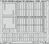 Photo-Etched Parts - Hull Plates for 1/200 USS Missouri - Trumpeter 03705 - 1/200