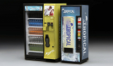 Vending Machine and Dustbin Set - 1/35