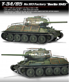 T-34/85 No. 183 Factory - Berlin 1945 - Limited Special Edition - 1:35