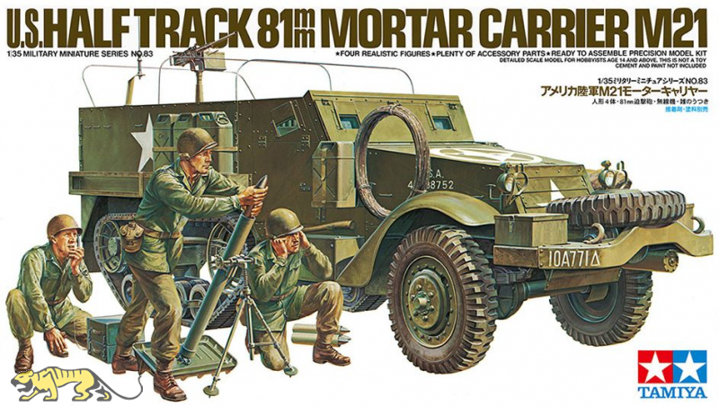 Tamiya U.S. M21 Mortar Carrier (35083) - Axels Modellbau Shop