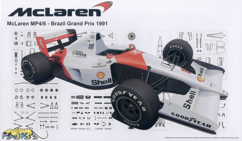 Fujimi Mclaren Mp4 6 Brazil Grand Prix 1991 1 Fuj Axels Modellbau Shop