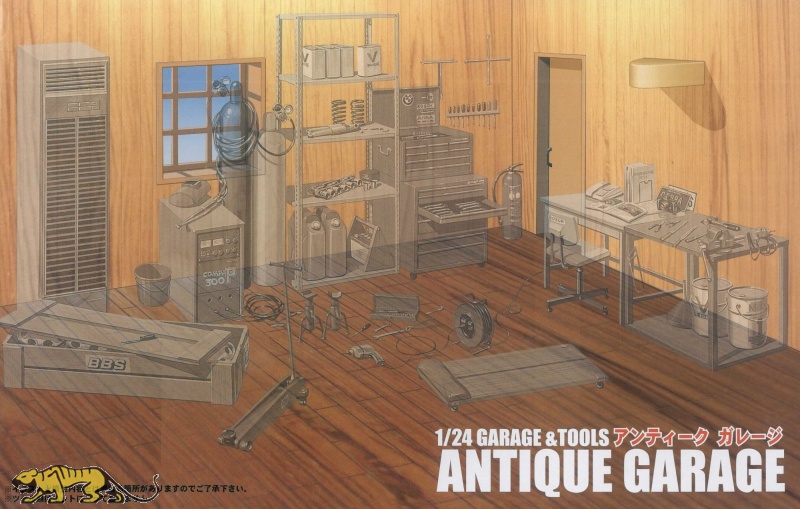 Fujimi Garage & Tools - Antike Werkstatt - 1:24 (FUJ11104) - Axels