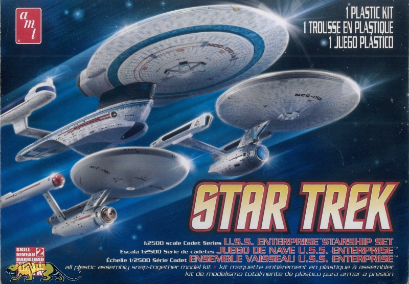 AMT/MPC 590954-1/2500 Star Trek USS Enterprise Box Neu 