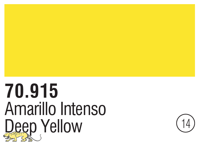 70915 Vallejo Model Color Amarillo Intenso