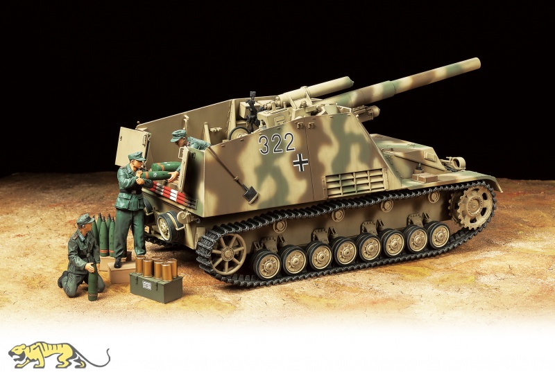 Tamiya Hummel - Late Production - Sd.Kfz. 165 - German self propelled Howitzer 1/35 (35367) - Axels Modellbau Shop