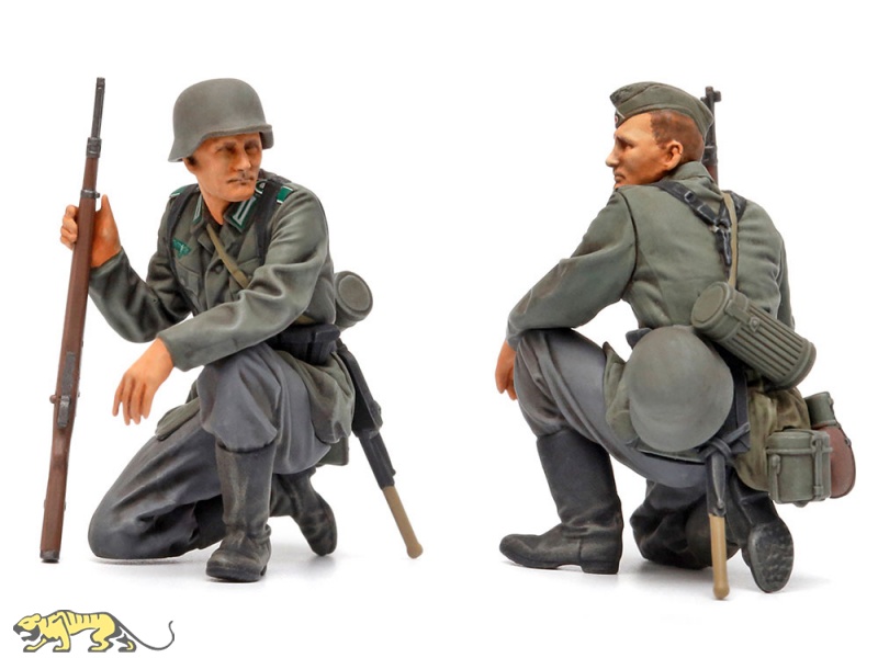 Modellbau Tamiya 300035293 1:35 Figuren-Set Deutsche Infanterie Frankr. 