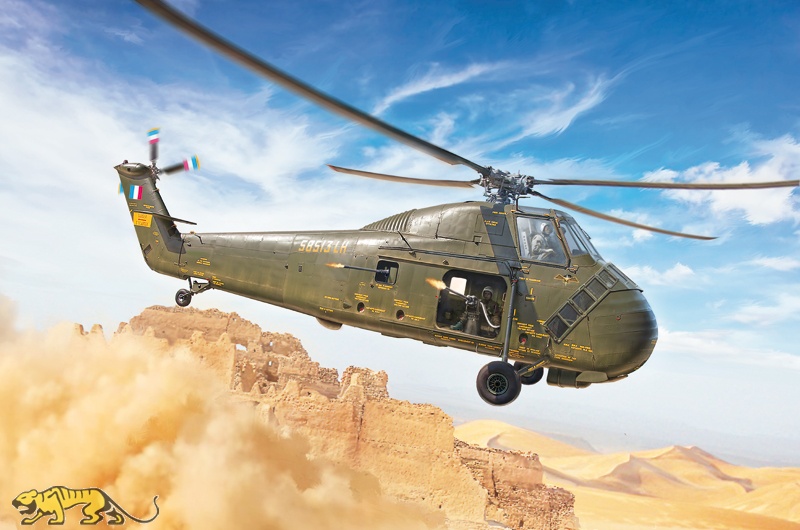 Italeri H-34a Pirate/Uh-34d U.S.Marines Hélicoptère 1:48 Plastique Model Kit 