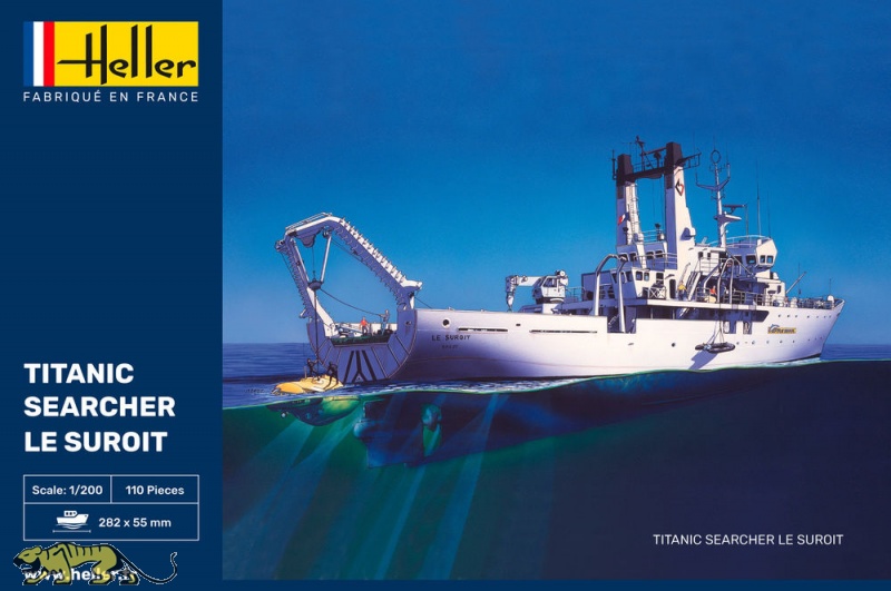 Titanic Searcher ""le Suroit"" 	 HEL80615 Heller 1:200 scale model kit